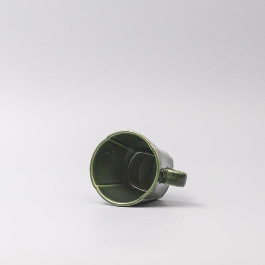 Mug 180ml Reeded Oribe Glaze.