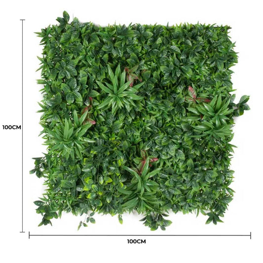 Green Meadows Vertical Garden / Green Wall UV Resistant 1m X 1m.