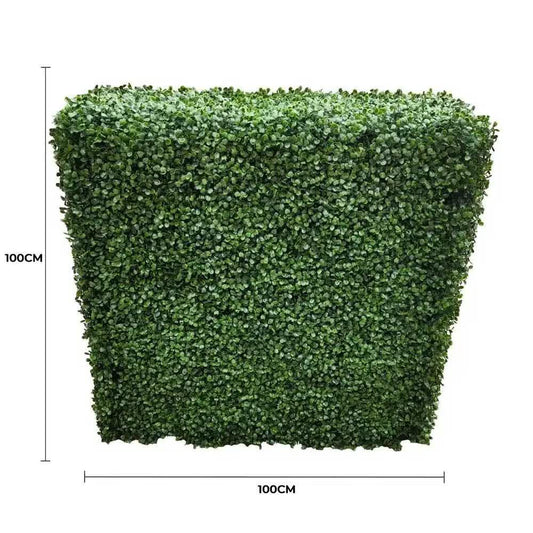 Portable Boxwood Hedge UV Resistant 100cm Long x 100cm High.