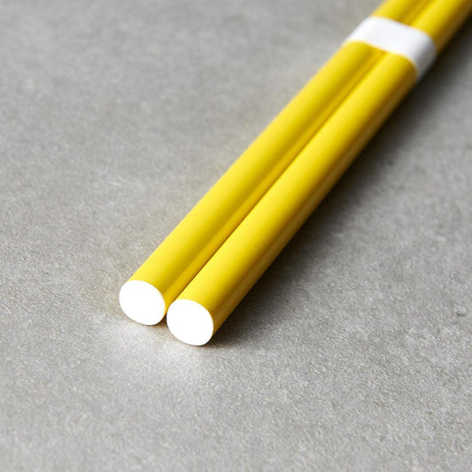 Chopsticks Light Yellow & White.