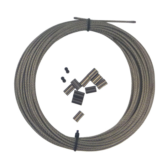 Swimerz 49 Strand Stainless Steel Trace Wire, 410lb, 30ft.