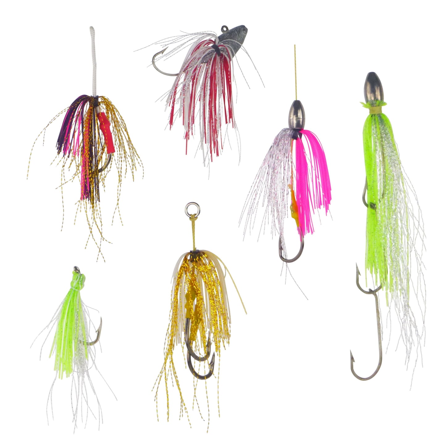 Dekoi Krystal Snapper Skirts, Silver Neon.