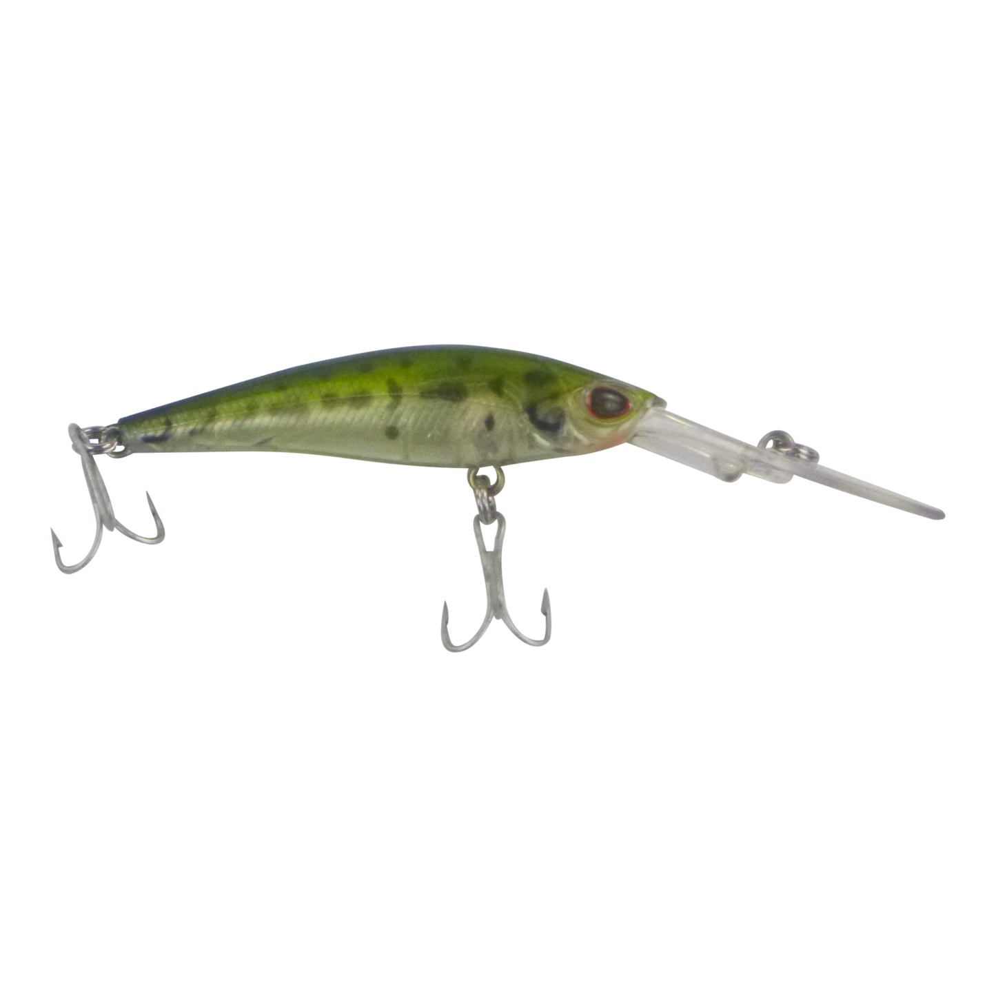 Finesse Wobbler Diving Lure, Olive Camo, 90mm.