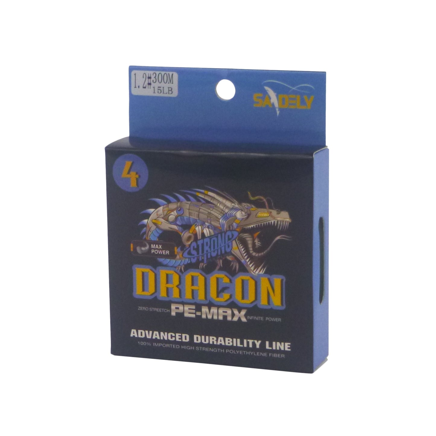 Samdely Dracon X4 Braid, Dark Green, #0.3, 4lb, 300Mtr.