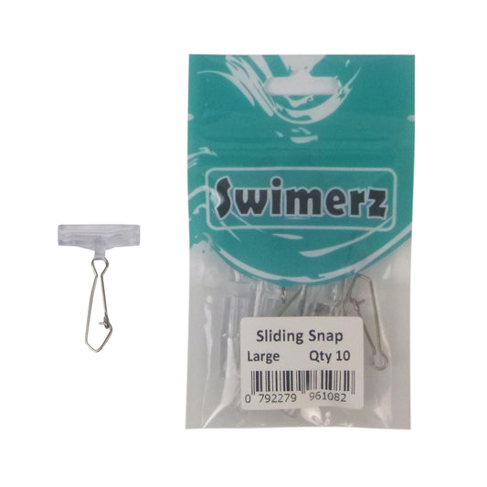 Swimerz Sliding Snaps, Size Large, 25 pack.
