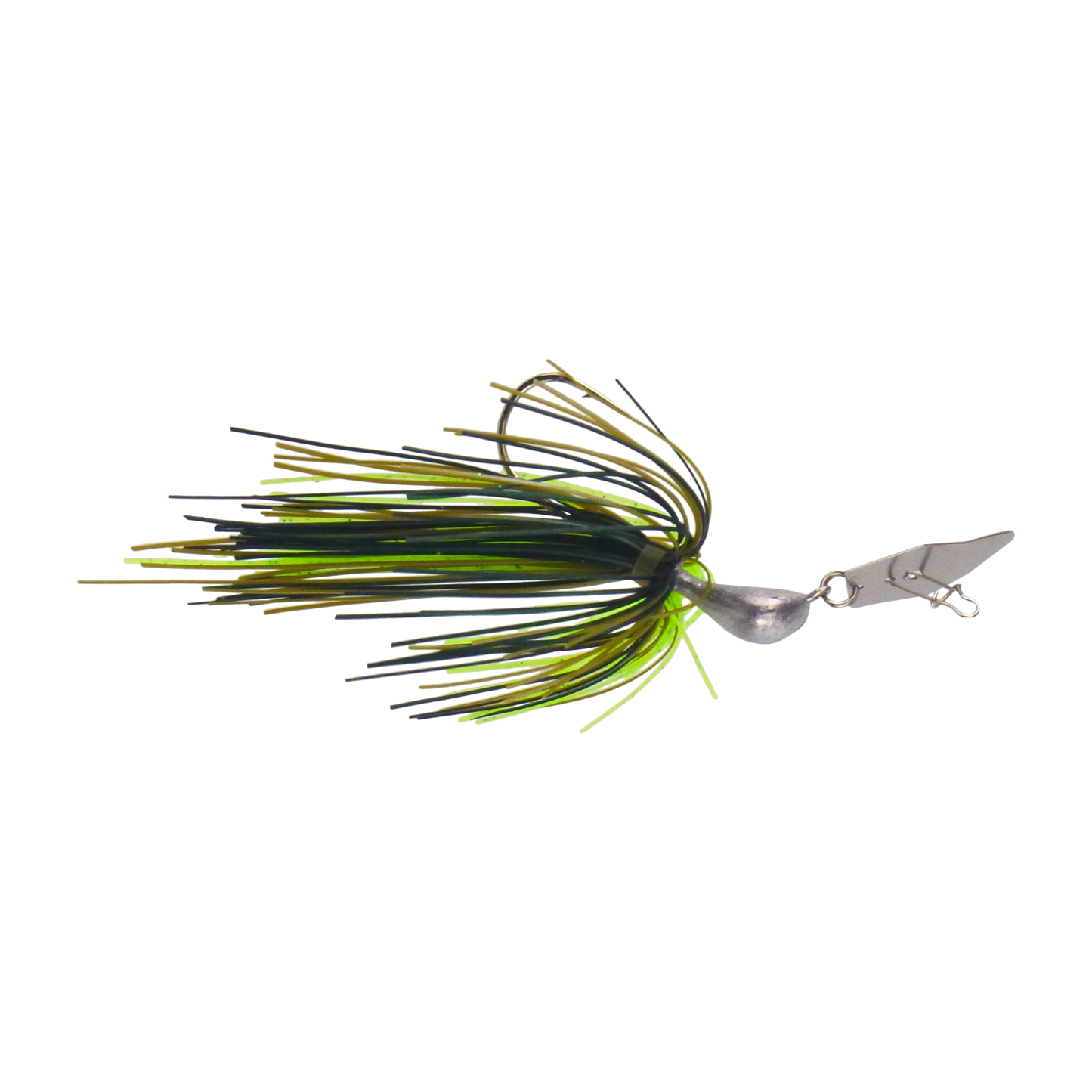 Dekoi 14gm Bladed Swim Jig, Chatterbait, Tree Frog, 2 pack.