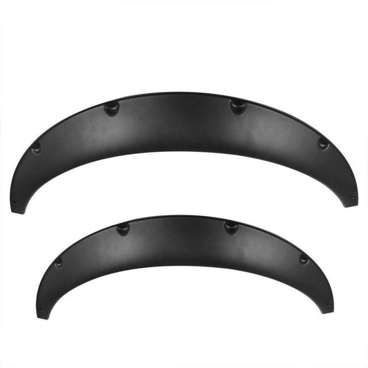 4 Pcs Universal Car Fender Flares Flexible Durable Body Wheel Extra Wide Arches.