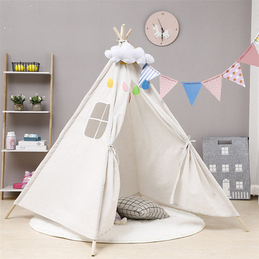 Folding Kids Tent Wigwam Teepee Childrens Play House Indoor Outdoor Girls Boys.