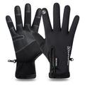 Touchscreen Winter Gloves|Waterproof, Windproof Thermal Gloves for Men Q9063 XXL size Black