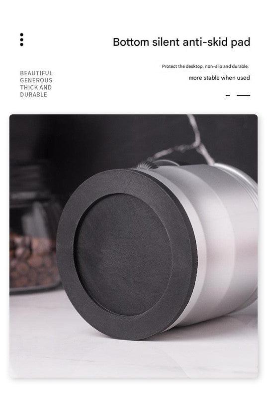 Silver Diamond Professional Aluminum Espresso Tamping Station - Adjustable Portafilter Holder Stand.