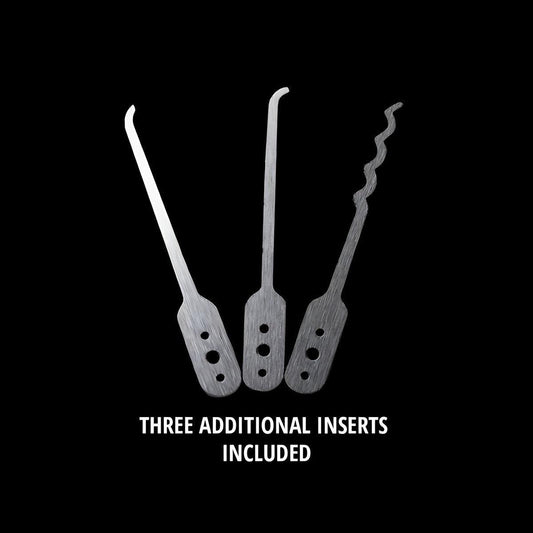 Grav Pick Lock Picking Tool Set - 2-Piece Lightweight Gravity Pick for Locksmith Training.