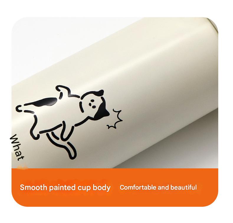 Mini Insulated Coffee Cup - 316 Stainless Steel, Portable & Stylish - Pink love (300ml)