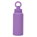 Purple Premium 35oz Stainless Steel Insulated Sports Bottle with Magnetic Phone Holder Lid.
