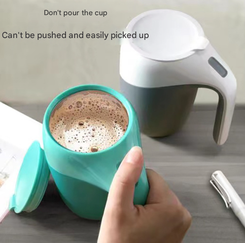 White-grey Double-Wall Stainless Steel Insulated Tumbler - 470ml, 14.5x12.3x11cm.