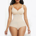 M Skin Color Women's Seamless Body-Shaping Onesie with Zipper - Abdomen Slimming and Hip Lifting