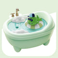 Adorable Bathtub Humidifier with Colorful Night Light - USB-C, 340ml, Auto Shut-Off(Green Dragon).