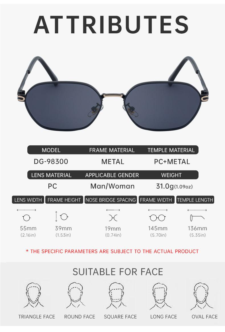 Green Gradient Lenses Chic Oval Sunglasses for Women - UV400 Protection Lightweight Metal Frame, Comfortable Design.