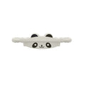 2 Pcs White and Black Panda Adorable Animal Silicone Cup Carrier - Portable Reusable Handle for Water Cup(cup not included)
