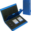 Blue High-Quality Aluminum SD & TF Card Case â Premium Storage Solution for Memory Cards(Memory card not included).