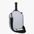 Grey Neoprene Pickleball Paddle Cover â Waterproof Side Pocket Design, Shoulder Bag Style.