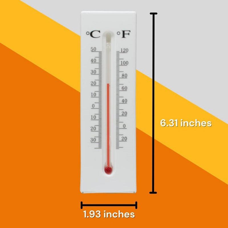 2-Pack Outdoor Fake Thermometer Diversion Safe - Hidden Key, Money, Medicine Hiding Box.