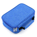 Blue Large Capacity 72-Slot Pencil Case - Multi-functional Oxford Cloth Storage for Students, Artists & Stationery (23x7x16 cm, 228g).
