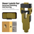 Door Latch Mortise Tool 25mm - Precision Woodworking Jig for Lock Faceplate Installation - Hammer-Driven Chisel Mortiser for DIY & Carpentry (165mm Length).