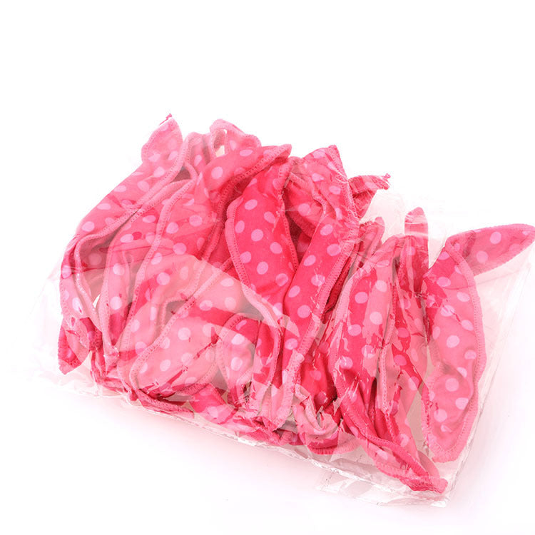 20-Pack Purple Polka Dot Bow Sponge Hair Rollers Set - Soft Sleep Pillow Lazy No-Heat Curler for Heatless Loose Curls Hair Style