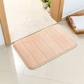 Khaki Ultra-Absorbent Non-Slip Thickened Bath Mat(1.8x40x60CM) - Luxurious Durable Soft Floor Rug with Rubber Backing, Hand & Machine Washable Doormat for Bathroom & Entry
