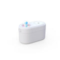 White Rechargeable Mini Astronaut Air Humidifier USB Desktop Cool Mist Humidifier with 7-Color LED Night Light for Bedroom and Office.
