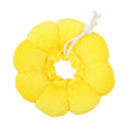 3-Pcs Soft Yellow Sunflower Elizabethan Collar Adjustable Pet Cone for Cats and Small Dogs Anti-Bite Recovery Neck Pillow(M)