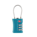 Lake blue TSA Approved Cable Combination Padlock 3-Digit Security Lock for Travel Luggage Suitcase Gym Lockers Durable Steel Wire Australian Travel Essential.