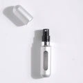 5-Pcs Silver 5ml Refillable Perfume Atomizer Portable Bottom Fill Travel Spray Bottle for Fragrance and Aftershave Australian Travel Essential