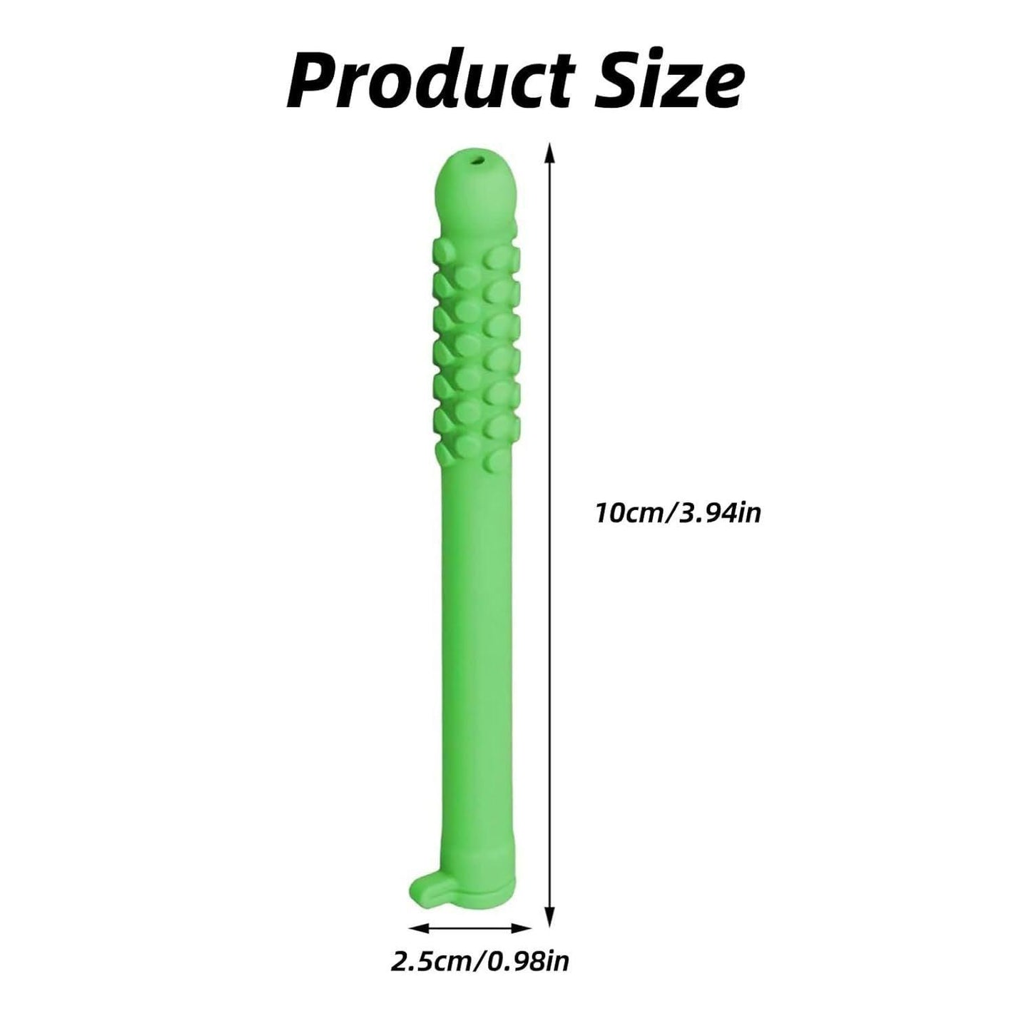 5 Pack Silicone Essential Oil Breathing Stick Chewable Fidget Tube for Stress Relief & Focus Mixed Berry Jam Scent Purple.
