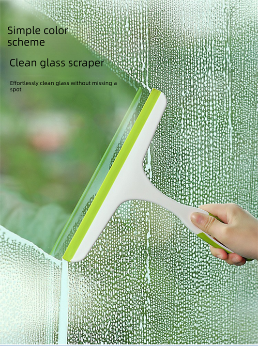 3 PCS Window Squeegee Set Shower Glass Wiper Streak Free TPR Blade Multi Purpose Cleaning Tool for Bathroom Mirror Car Tiles Red Green Blue.