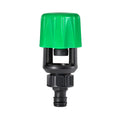 2-Pack Green Universal Nipple Connector for Mixer Taps up to 3.3CM - Plastic Leak-Proof Hose Fitting, Kitchen & Garden Tap Adapter