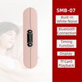 Pink SMB-07 Bone Conduction Under-Pillow Speaker - Bluetooth 5.4 Ultra-Thin Sleep Aid Sound Bar with Dual Speaker Resonance & 36 Built-in White Noise Tracks