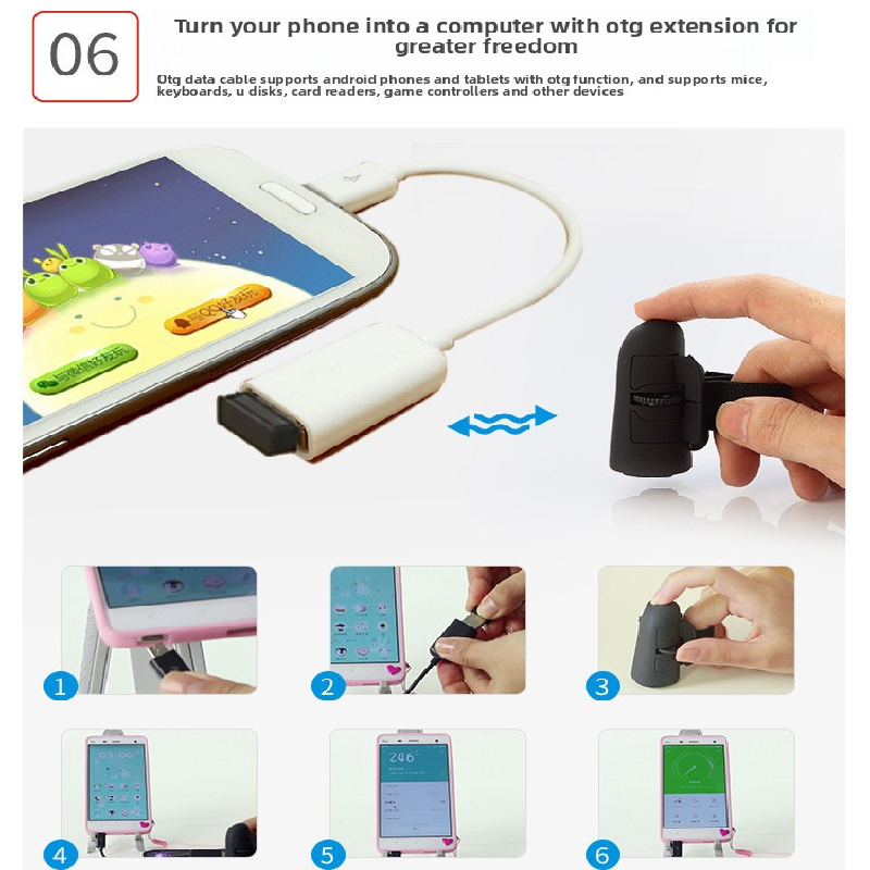 Black Wireless Finger Mouse Rechargeable 2.4G Ring Mouse for Laptop Tablet Smartphone Ergonomic Mini Mouse for Mobile Office and Travel Australian Lifestyle.