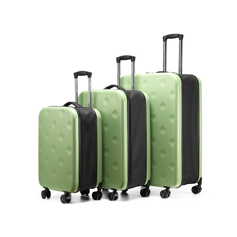 Orange 20 Inch Foldable Carry-on Suitcase with 360 Spinner Wheels and Combination Lock, Lightweight Space Saving Hard Shell Luggage for Australian Travel