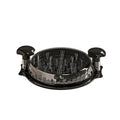 Black Manual Meat Shredder with Transparent Lid and 360 Degree Rotation for Kitchen Quick Meal Prep Professional Culinary Solution for Modern Households
