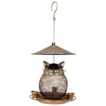 Fine mesh strainer + 3 water cups + lids Whimsical Cat Shaped Metal Bird Feeder Hanging Mesh Wild Bird Seed Holder for Garden Courtyard Decorative Feeding Solution for Local Wildlife Lovers