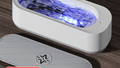 USB Plug-in Sonic Vibration Jewellery & Glasses Cleaner - High Frequency Washing Machine with Blue Light for Rings, Dentures & Watch Straps (Wired Power).