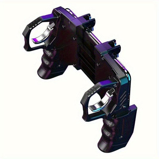 K21 Mobile Game Controller Gamepad L1 R1 Trigger Fire Buttons Ergonomic Grip for PUBG COD Mobile iOS Android Phone Black.
