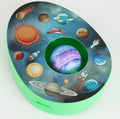 Easter Egg Decorating Kit Electric DIY Planet and Galaxy Painting Machine with 8 Markers and 3 Toy Eggs Space Set.