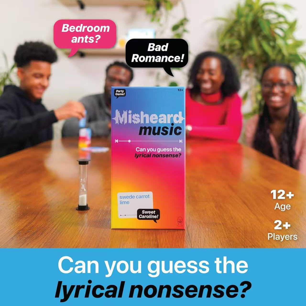 Misheard Music Music-Party Game - High-Energy Family & Social Interactive Game for All Ages.