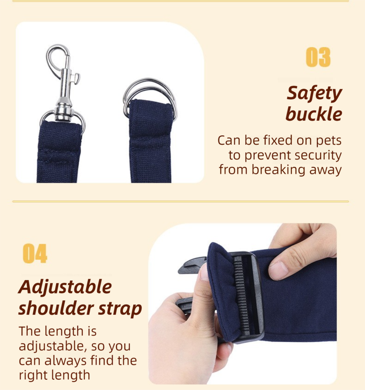 Pink Lightweight Breathable Pet Crossbody Bag with Adjustable Padded Strap & Reversible Double-Sided Design