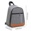 Grey Portable Insulated Lunch Bag with Thick Aluminum Foil Lining â Oxford Fabric Thermal Food Carrier for Work, School, Travel & Outdoor Use.