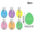 Easter egg 18-Piece Easter Cutlery Holders Set – 3 Identical Sets of 6, Festive Tableware Decor for Holiday Dining and Party Use