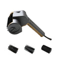 3-in-1 Gold Cordless Electric Grill Cleaner Built-in LED & USB Charging - Waterproof High Power BBQ Cleaning Brush with 2-Speed Setting