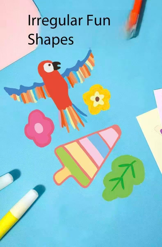 35-Piece Kids Rainbow Scratch Paper Kit - 20PCS Magic Scratch Art Cards with Postcard Back, - Pointillism Art Craft for Children 6 Years and Up